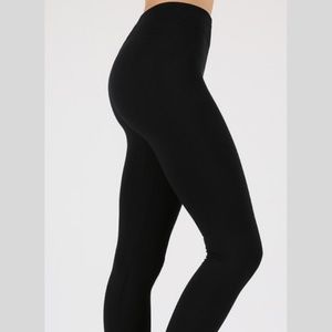 Plus Size Tummy Control Black Leggings